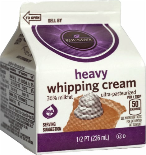 Roundy's Whipping Cream Perspective: front