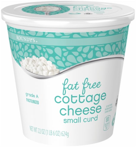 Roundy's® Fat Free Small Curd Cottage Cheese Perspective: front