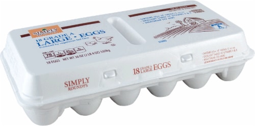 Simply Roundy's Organic Large Eggs Perspective: front