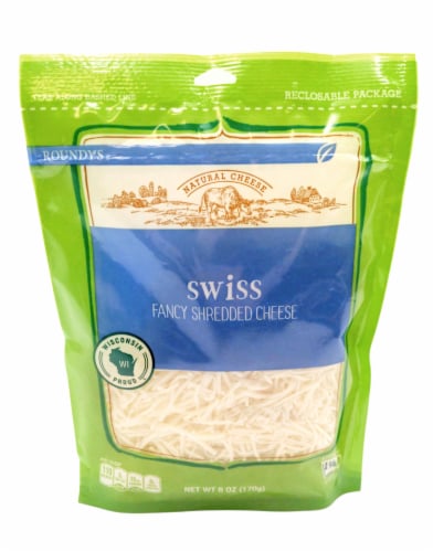 Roundy's® Fancy Swiss Shredded Cheese Perspective: front
