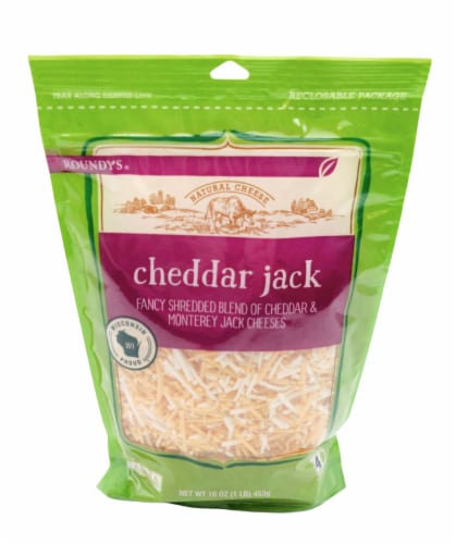 Roundy's Shredded Chedder Monterey Jack Perspective: front