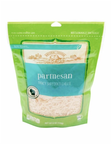 Roundy's Fancy Shredded Parmesan Cheese Perspective: front