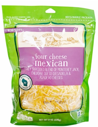 Roundy's Four Cheese Mexican Blend Perspective: front