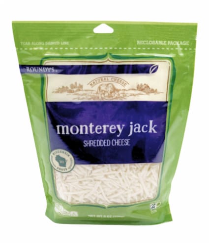 Roundy's Monterey Jack Shredded Cheese Perspective: front