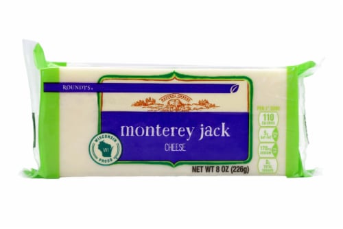 Roundy's® Monterey Jack Cheese Block Perspective: front