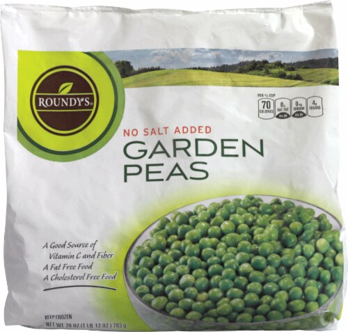 Roundy's Green Peas Family Size Perspective: front