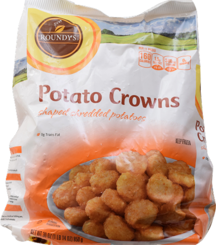 Roundy's Potato Crowns Shaped Shredded Potatoes Perspective: front