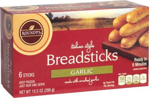 Roundy's Garlic Breadsticks Perspective: front