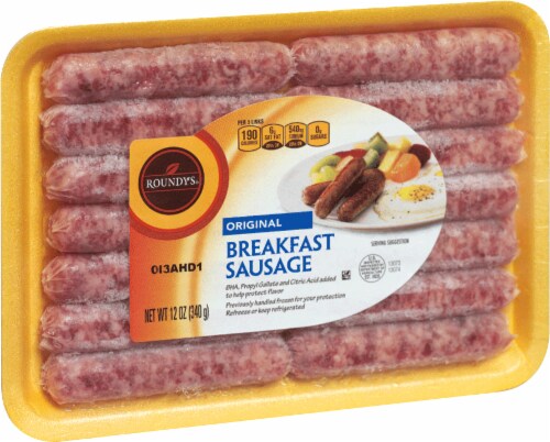 Roundy's Original Breakfast Sausage Link Perspective: front