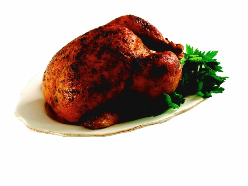 Rotisserie Chicken (NOT AVAILABLE FOR ORDERS BEFORE 11:00 am DAILY) Perspective: front