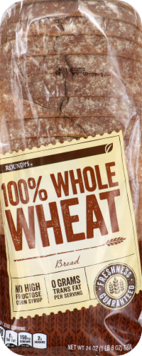 Roundy's Whole Wheat Bread Perspective: front
