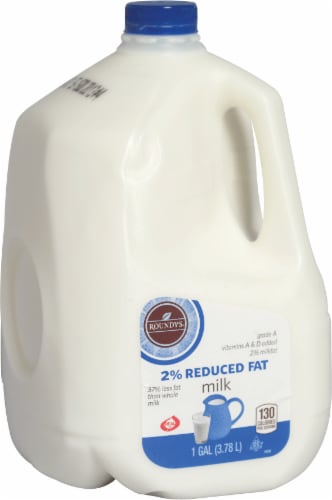 Roundy's 2% Reduced Fat Milk Perspective: front