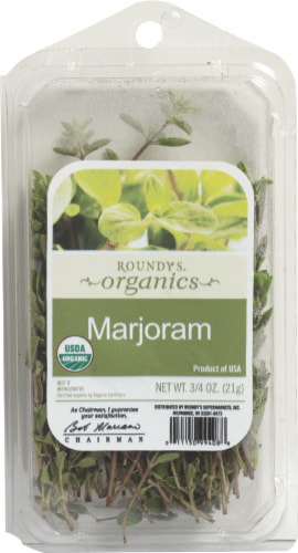 Roundy's Organics Marjoram Perspective: front