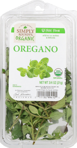 Roundy's Organics Oregano Perspective: front