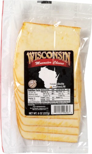 Wisconsin Sliced Muenster Cheese Perspective: front