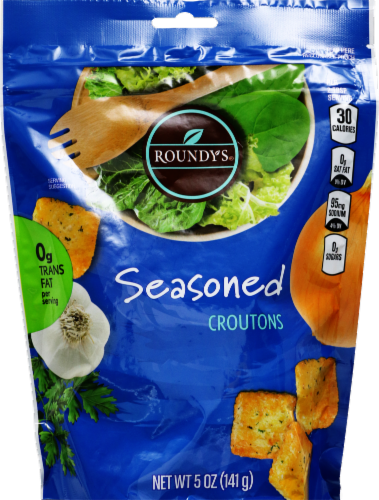 Roundy's Seasoned Croutons Perspective: front