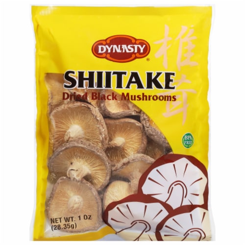 Dynasty Shiitake Whole Dried Mushrooms Perspective: front