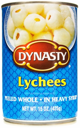 Dynasty® Lychees in Heavy Syrup Perspective: front