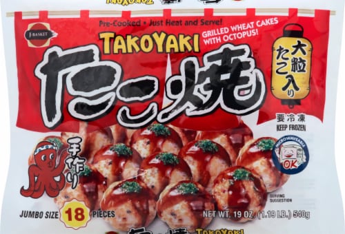 Jfc Takoyaki Jumbo Grilled Octopus Wheat Cakes Perspective: front