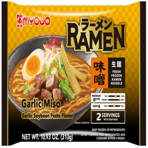 Myojo Ramen Garlic Miso Perspective: front