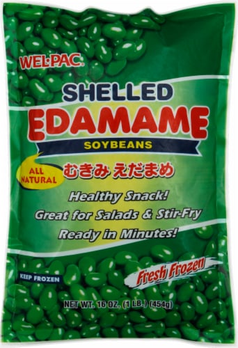 Wel-Pac® Shelled Edamame Soybeans Perspective: front