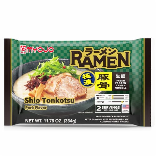 Myojo Pork Flavor Fresh Frozen Ramen Noodle Perspective: front