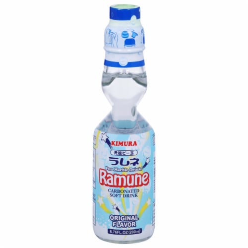 Kimura Ganso Ramune Soft Drink Perspective: front
