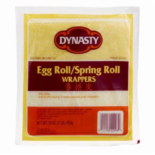 Dynasty Egg Roll/Spring Roll Wrappers Perspective: front