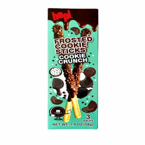 Hapi Cookie Crunch Frosted Cookie Sticks Perspective: front