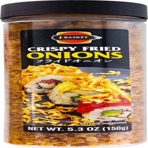 J-Basket Crispy Fried Onions Perspective: front