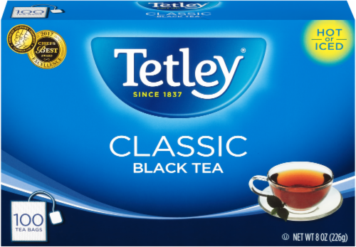 Tetley Classic Black Tea Bags Perspective: front