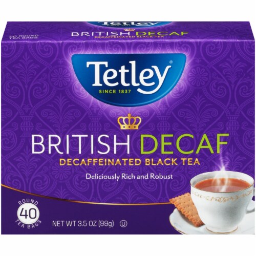 Tetley® British Blend Decaf Tea Bags Perspective: front