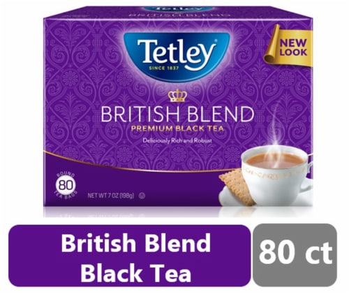Tetley® British Blend Premium Black Tea Bags Perspective: front