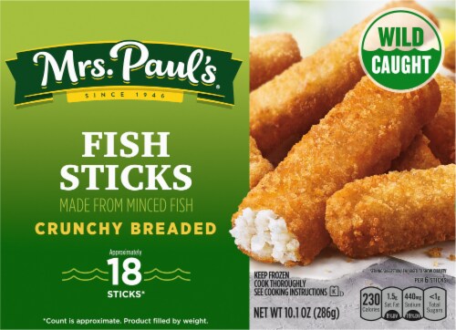 Mrs. Paul's® Crunchy Fish Sticks Perspective: front