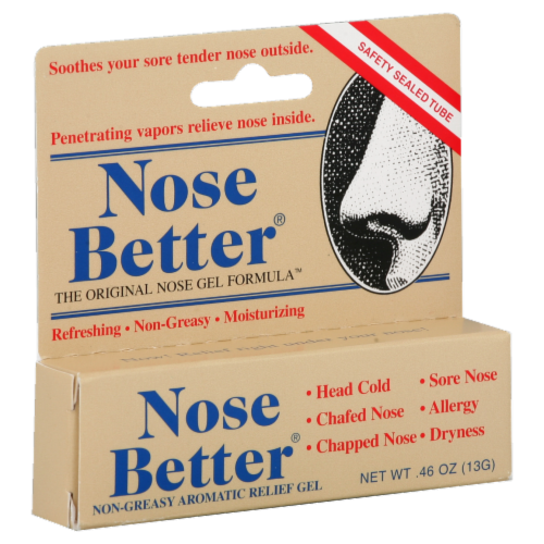 Nose Better Non-Greasy Aromatic Relief Gel Perspective: front