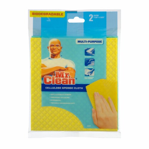 Mr. Clean Sponge Cloths Perspective: front