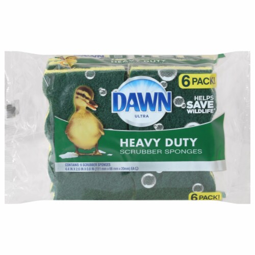Dawn Ultra Heavy Duty Scrubber Sponges Perspective: front