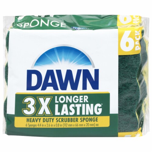 Dawn Heavy Duty Scrubber Sponges Perspective: front