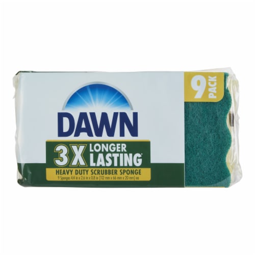 Dawn Heavy Duty Scrubber Sponges Perspective: front