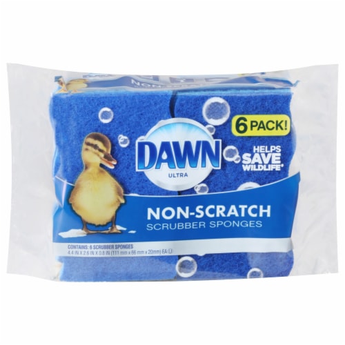 Dawn Ultra Non-Scratch Scrubber Sponges Perspective: front