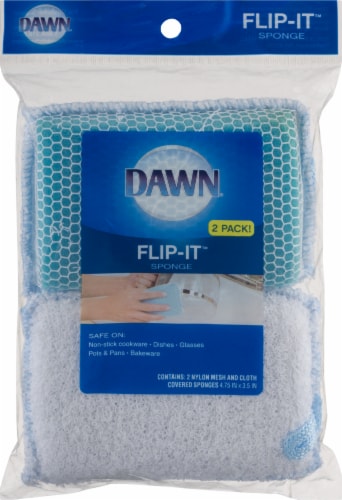 Dawn Flip-It Sponge - Blue Perspective: front