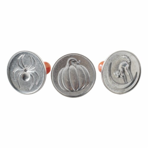 Nordic Ware Halloween Cookie Stamps - Silver, 1 - Jay C Food Stores