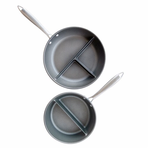 Nordic Ware Divided Saute & Skillet Set - Gray, Set of 2 - Foods Co.