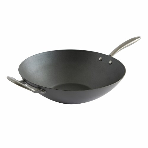 Nordic Ware Spun Wok Perspective: front
