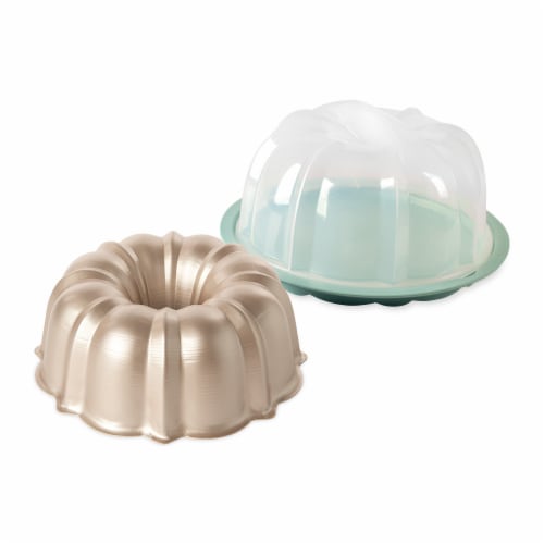 Nordic Ware Bundt Pan Cake Keeper Set Perspective: front