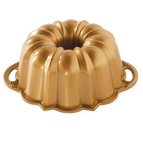 Nordic Ware Platinum Collection 6 Cup Nonstick Cast Aluminum Anniversary  Bundt Pan 