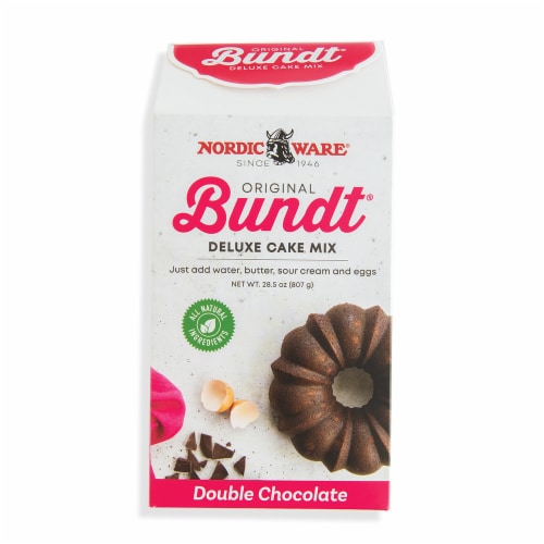 Nordic Ware Double Chocolate Bundt Cake Mix - Brown Perspective: front