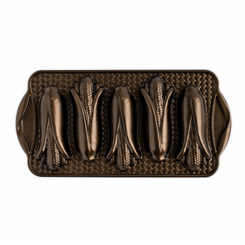 Nordic Ware Corn Cakes Baking Pan Perspective: front