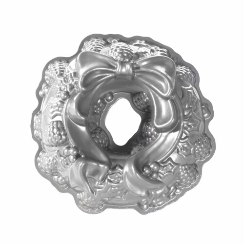Nordic Ware® Holiday Wreath Bundt Pan Perspective: front