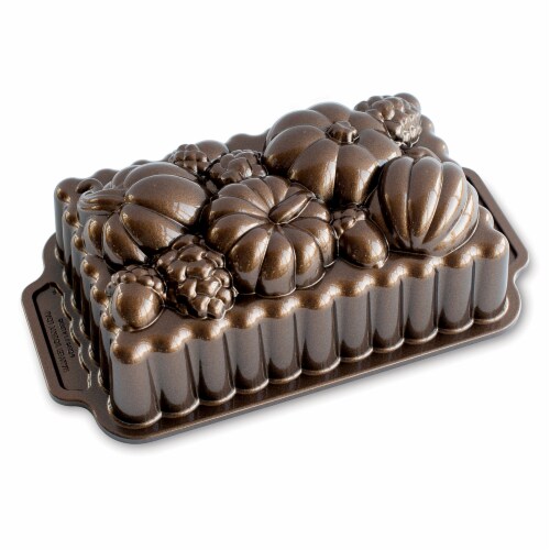 Nordicware Wheat and Pumpkin 10 Loaf Pan 45500, Color: Bronze